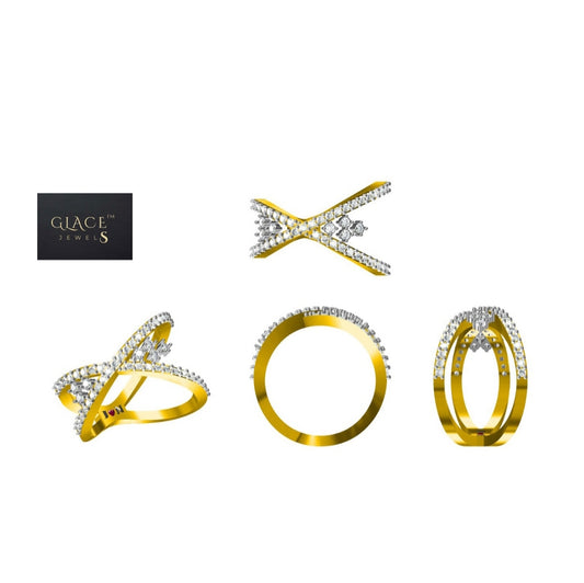 Infinity Love Ring (Customised for engagement)