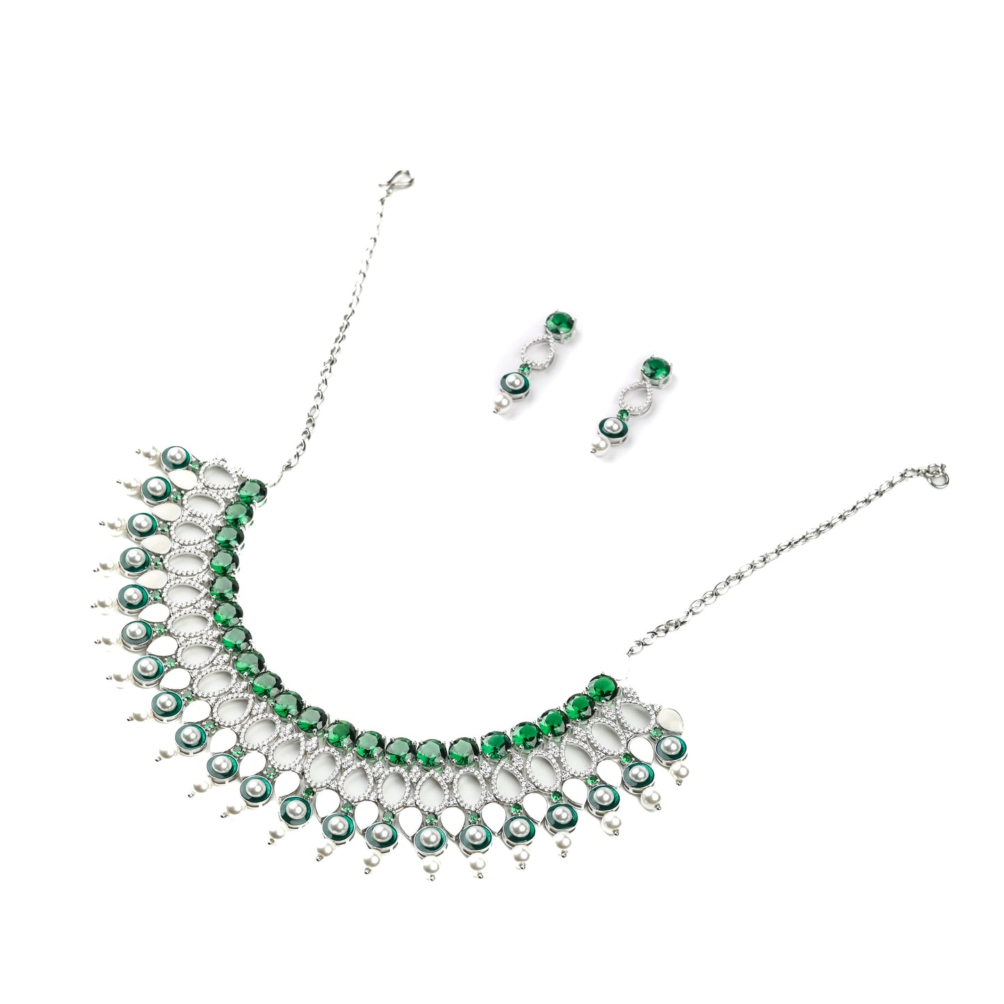 Malachite Necklace Set