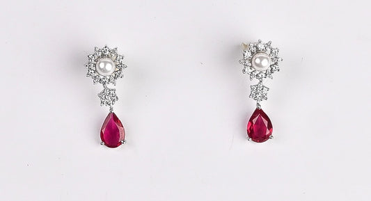 Crystal Diamond set Earrings