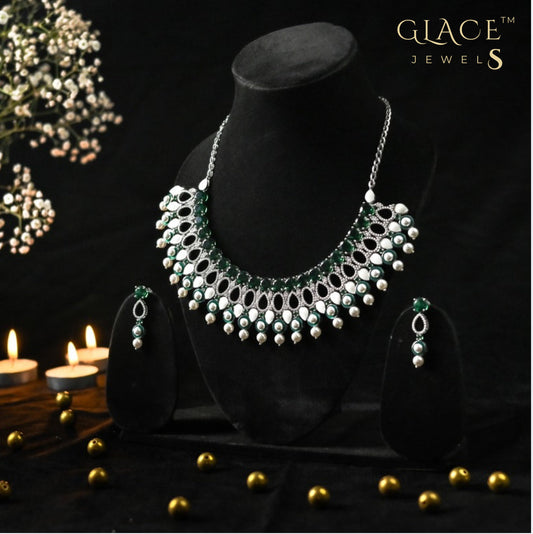 Malachite Necklace Set