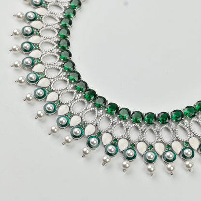 Malachite Necklace Set