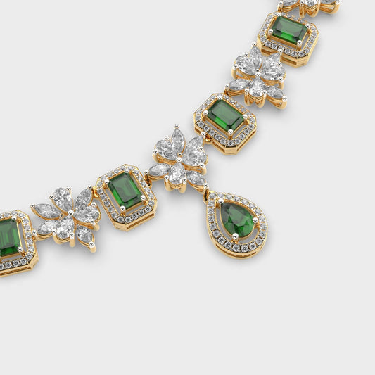 Emerald Butterfly Necklace
