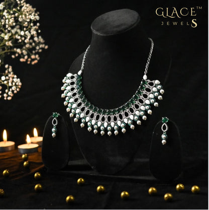 Malachite Necklace Set